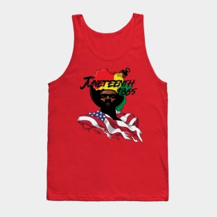 Juneteenth 1865 Black Man Tank Top